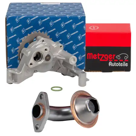 PIERBURG &Ouml;lpumpe + METZGER Saugrohr f&uuml;r VW Passat B5 B5.5 AUDI A4 A6 C5 1.6-2.0 1.9 TDI