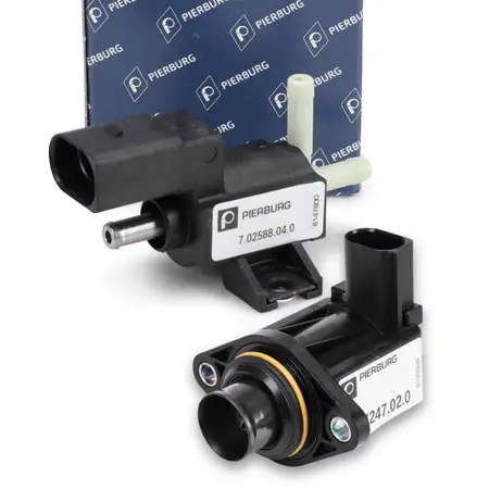 PIERBURG Ladedruckregelventil + Schubumluftventil f&uuml;r VW Golf 5 6 Passat Tiguan 1.4 TSI