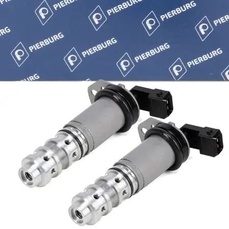 2x PIERBURG Steuerventil Nockenwelle f&uuml;r BMW 3er E90-E93 5er E60 N43 11367584115