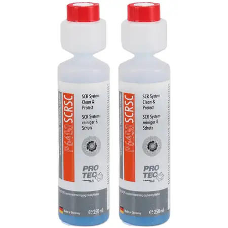 2x 250ml PROTEC P6400 SCR- Systemreiniger &amp; Schutz Harnstoffeinspritzung Additiv