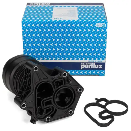 PURFLUX &Ouml;lfilter + Geh&auml;use AUDI A4 B9 S4 RS4 A6 C8 RS6 55 TFSI Q5 FYB SQ5 TFSI 06M115401L