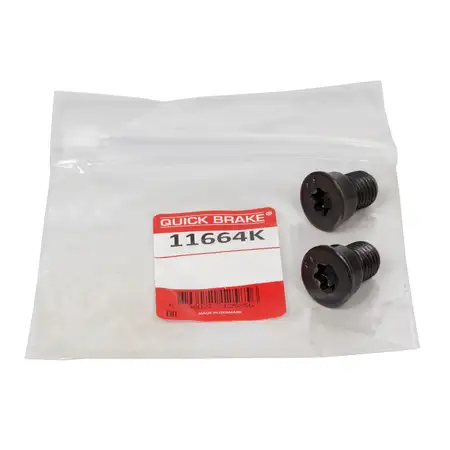 2x OJD 11664K Schraube Bremsscheibe f&uuml;r AUDI MERCEDES PORSCHE VW vorne hinten