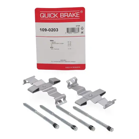 QUICK BRAKE 109-0203 Zubeh&ouml;rsatz Bremsbel&auml;ge f&uuml;r BMW F40 F70 F44 X1 U11 MINI F54 U25 vorne