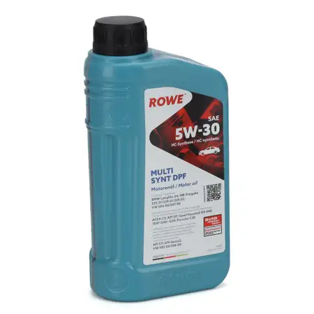 1L 1 Liter ROWE MULTI SYNT DPF 5W30 Motor&ouml;l &Ouml;l f&uuml;r BMW LL-04 MB 229.31/51/52 VW 504/507.00