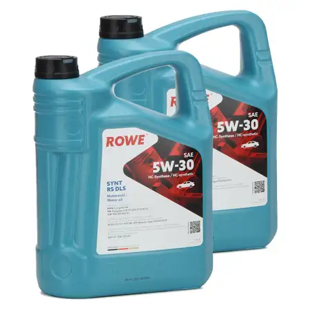 10L 10 Liter ROWE SYNT RS DLS 5W-30 Motor&ouml;l &Ouml;l f&uuml;r BMW LL-04 MB 229.31/51/52 505.00/505.01