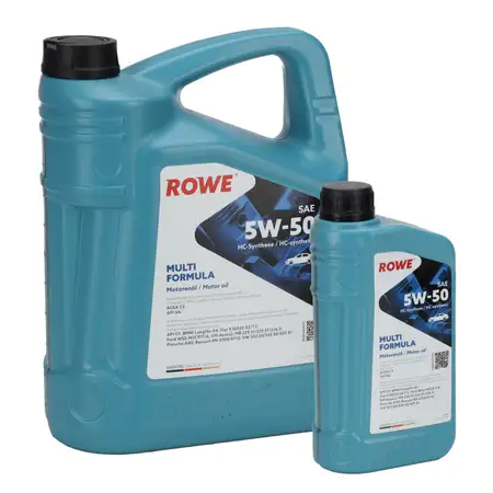 6L 6 Liter ROWE MULTI FORMULA 5W-50 Motor&ouml;l &Ouml;l ACEA C3 API SN f&uuml;r BMW LL-04 VW 505/505.01