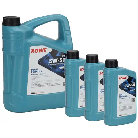 8L 8 Liter ROWE MULTI FORMULA 5W-50 Motor&ouml;l &Ouml;l ACEA C3 API SN f&uuml;r BMW LL-04 VW 505/505.01