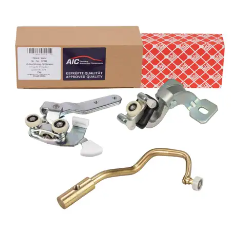 3x AIC/febi Rollenf&uuml;hrung Schiebet&uuml;r f&uuml;r PSA Jumper 1 Boxer FIAT Ducato 244 rechts