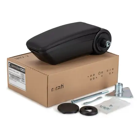 Rati ARMSTER OE1 - SCHWARZ Armlehne Mittelarmlehne f&uuml;r OPEL Corsa F CITROEN C3 3 PEUGEOT 2