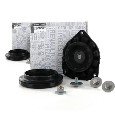 2x ORIGINAL RENAULT Federbeinlager + W&auml;lzlager Megane 3 Scenic 3 vorne 543A06874R