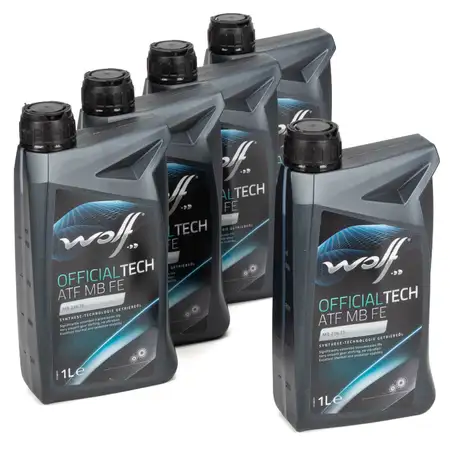 5L 5 Liter WOLF OFFICIALTECH ATF MB FE Automatikgetriebe&ouml;l f&uuml;r MERCEDES 7-Gang MB 236.15