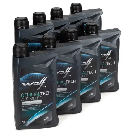 8L 8 Liter WOLF OFFICIALTECH ATF MB FE Automatikgetriebe&ouml;l f&uuml;r MERCEDES 7-Gang MB 236.15