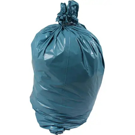 250 bags, 120 liters each: trash bags, garbage bags, waste bags, blue
