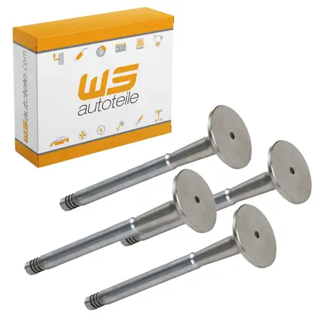 4x Auslassventil &Oslash; 34mm f&uuml;r PORSCHE 356 C 1600 / SC + 912 1.6 61610540601