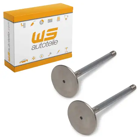 2x Exhaust Valve, 42.5 mm Diameter, for Porsche 993 3.6 Turbo / GT2, 405&ndash;450 hp, 99310541952