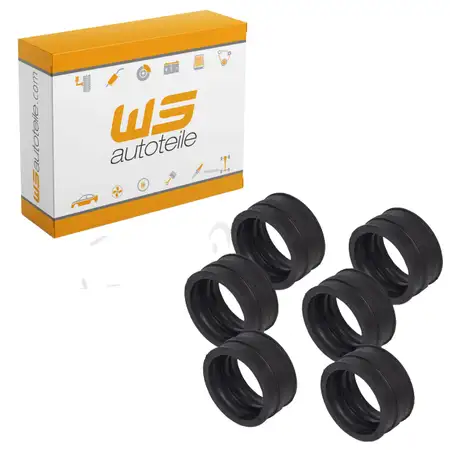 6x Verbindungsmuffe Ansaugstutzen f&uuml;r PORSCHE 964 3.6 Carrera 993 L-Jetronic 496411068703