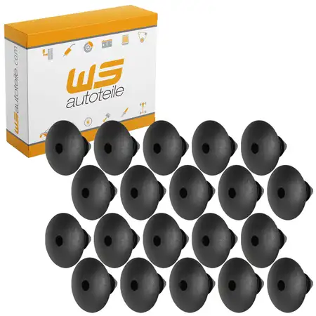 20x Clips Verkleidung Kofferraum f&uuml;r AUDI CUPRA MERCEDES-BENZ SEAT SKODA VW