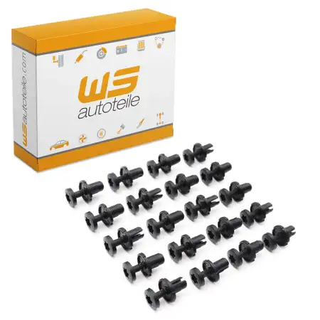 20 mounting clips (expansion rivets) for PEUGEOT 207, 3008, 307, 308, 406, 5008
