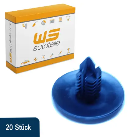 20 mounting clips for wheel well covers (expansion rivets) for RENAULT