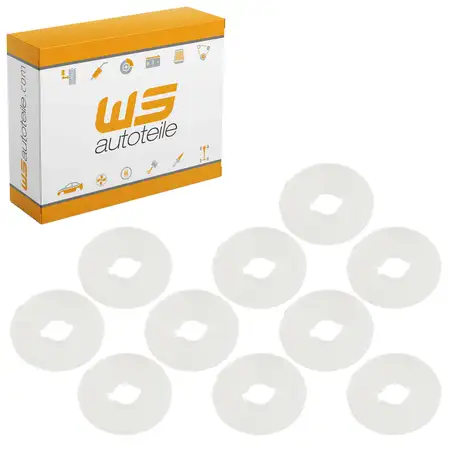 10x Clips Befestigungsclips Halteclip Verkleidung f&uuml;r AUDI SEAT VW 4A0805137A