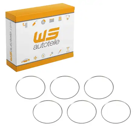 6x Dichtring Zylinderlaufbuchse f&uuml;r PORSCHE 911 2.7 3.0 SC Carrera ab 1972 91210431400