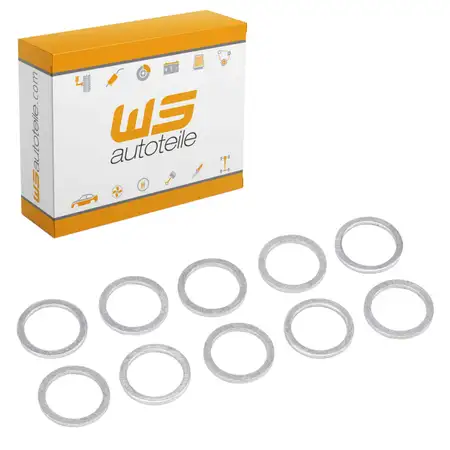 10x Dichtring 10x13,5mm f&uuml;r PORSCHE 911 3.0/3.3 SC 959 Boxster (986) 90012314430