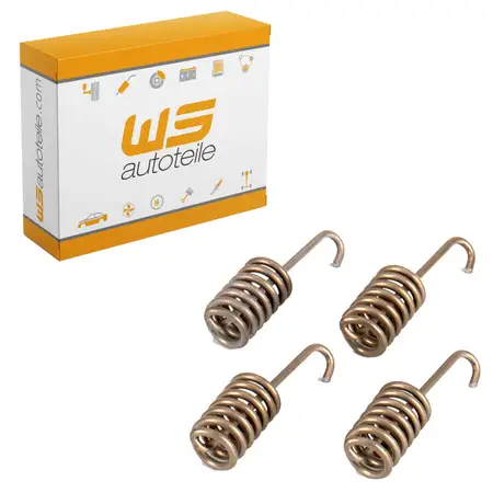 4x Feder R&uuml;ckzugfeder Bremsbacken f&uuml;r PORSCHE 964 993 924 928 944 968 hinten 92835295702