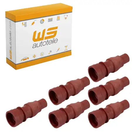 6x H&uuml;lse Einspritzventil f&uuml;r PORSCHE 911 2.7/3.0 Carrera / SC Turbo 91111088603