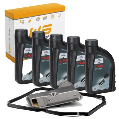 Getriebefilter Satz 5-Gang Automatik f&uuml;r PORSCHE 996 997 + 5 L FUCHS Getriebe&ouml;l