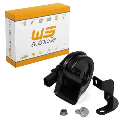 Fanfare Signalhorn + Halter TIEFTON f&uuml;r PORSCHE Cayenne (9PA) links 95563502101