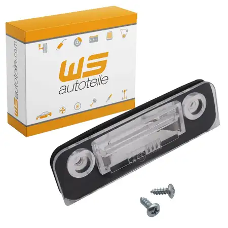 Kennzeichenleuchte + Gl&uuml;hlampen f&uuml;r FORD Fiesta 5 Fusion Mondeo 2 1332916