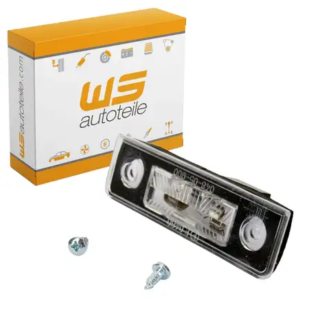 Kennzeichenleuchte f&uuml;r SKODA Octavia 1Z3 1Z5 ab Baujahr 11.2008 Roomster 5J 1Z0943021B