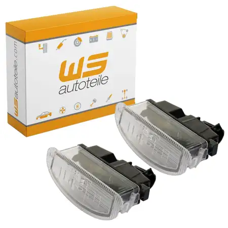 2x Kennzeichenleuchte Nummernschildleuchte f&uuml;r RENAULT Clio 2 Twingo 1 ab 09.98 7700410754