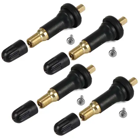 4x Reifenventil Gummiventil f&uuml;r FORD C-Max 2 Edge Tourneo / Transit Custom 4966601
