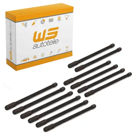 12x Stud Bolts for PORSCHE 91110117200