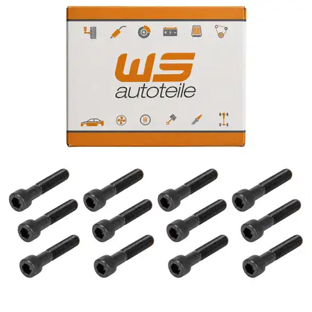 12x Schraube M10 Antriebswelle f&uuml;r PORSCHE 911 3.2 3.3 964 928 959 90006712301