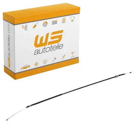 Bremsseil f&uuml;r OPEL Corsa C Tigra B mit Trommelbremse hinten mitte links 522448 / 90576453