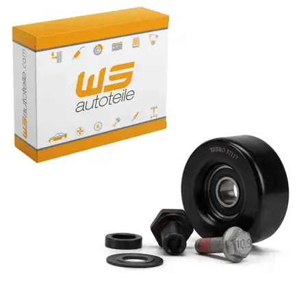 Tensioner pulley for V-ribbed belts for PORSCHE 997 3.6 Carrera, Boxster, Cayman 986, 987, 996, 102, 11757