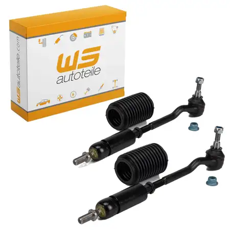 2x Spurstange + Spurstangenkopf + Manschette f&uuml;r PORSCHE 993 vorne 99334703104