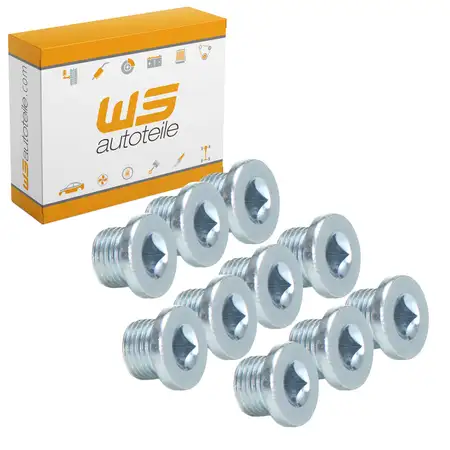 10x &Ouml;lablassschraube f&uuml;r CITROEN DACIA FIAT FORD MERCEDES NISSAN OPEL RENAULT SMART VOLVO