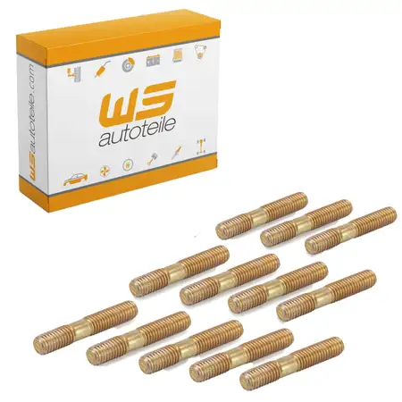 12x Stehbolzen W&auml;rmetauscher M8x30mm f&uuml;r PORSCHE 911 3.0-3.3 964 3.3/3.6 Turbo 99906223902