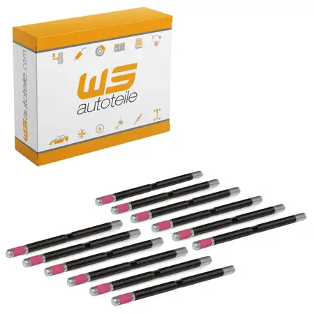 12x Stehbolzen f&uuml;r PORSCHE 911 3.0 3.2 3.3 964 3.6 Turbo links 99310117054