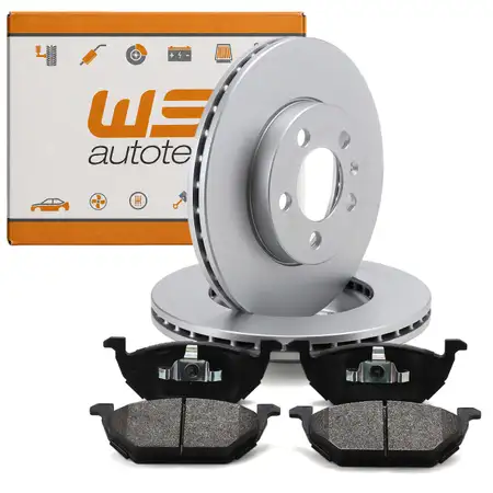 Bremsscheiben + Bremsbel&auml;ge f&uuml;r VW Polo 6 A1 GB Arona Ibiza 5 Fabia 4 Kamiq Scala vorne