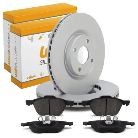 Bremsen Set Bremsscheiben + Bremsbel&auml;ge f&uuml;r FORD Ecosport ab 06.2017 vorne