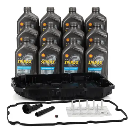 Hydraulikfilter + Dichtung + 12L SHELL Automatikgetriebe&ouml;l f&uuml;r MERCEDES 9-Gang 236.17