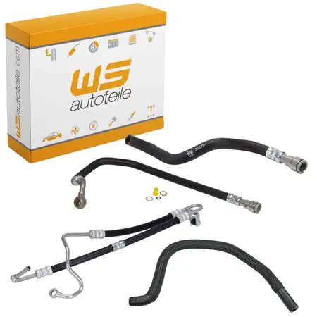 4x Hydraulikschlauch Servoschlauch Servolenkung f&uuml;r BMW 3er E46 320-330i M52 M54