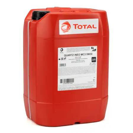 20L 20 Liter TOTAL QUARTZ INEO MC3 5W-30 Motor&ouml;l f&uuml;r MB 229.52 BMW LL-04 OV0401547