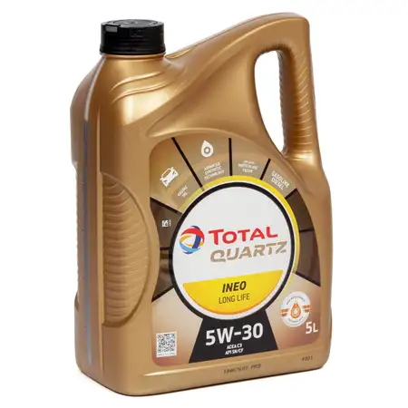 TOTAL QUARTZ INEO LONGLIFE 5W30 Engine Oil VW 504/507.00 MB 229.51 - 5L 5 liters