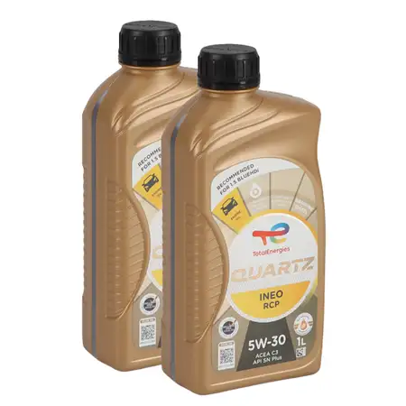 2L 2 Liter TOTAL QUARTZ INEO RCP 5W-30 Motor&ouml;l f&uuml;r Stellantis FPW9.55535/03 PSA B71 2290