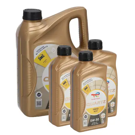 8L 8 Liter TOTAL QUARTZ INEO RCP 5W-30 Motor&ouml;l f&uuml;r Stellantis FPW9.55535/03 PSA B71 2290